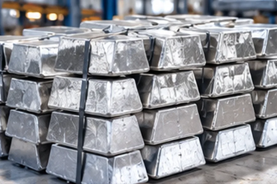 Aluminium Ingot – Aluminium Products | ZEDEXMART – stack of primary aluminium ingots