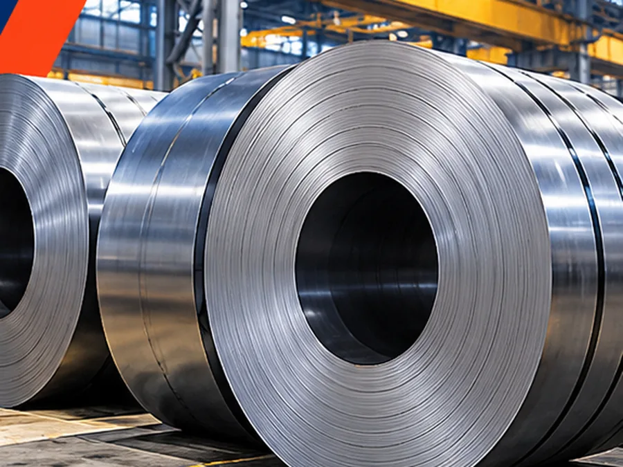 Flat Steel Products – ZEDEXMART – hot rolled and cold rolled steel coils in a steel warehouse