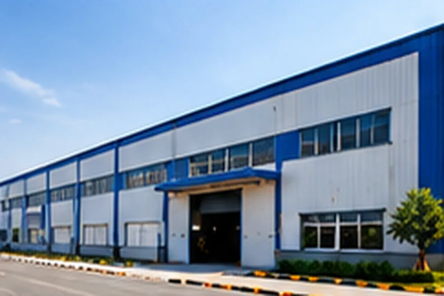 Factory Buildings – Building Construction | ZEDEXMART – factory building with blue cladding