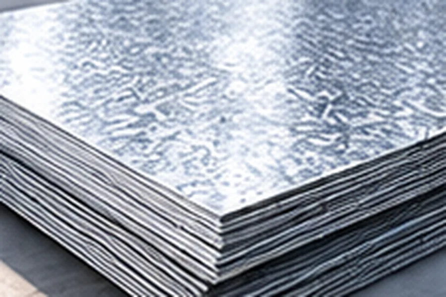 GI Sheet GI Sheet – Flat Steel Products – stack of galvanized steel sheets with spangle