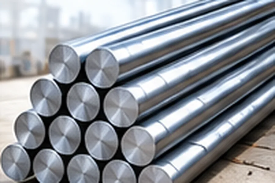 MS Rounds – Long Steel Products | ZEDEXMART – stack of mild steel round bars