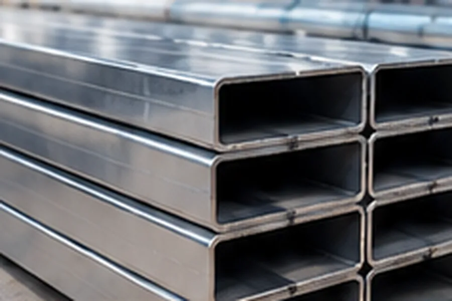 Rectangular Tubes (RHS) Rectangular Tubes (RHS) – Pipes & Tubes – stack of rectangular hollow section steel tubes